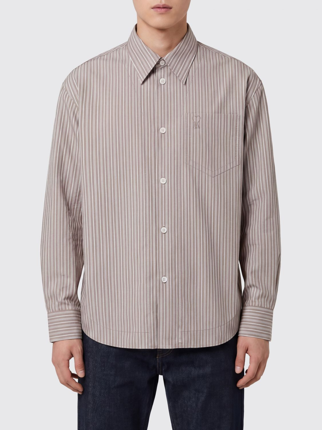 [Ami Paris] Shirts Long Sleeve SS26 USH808CO0219 A040