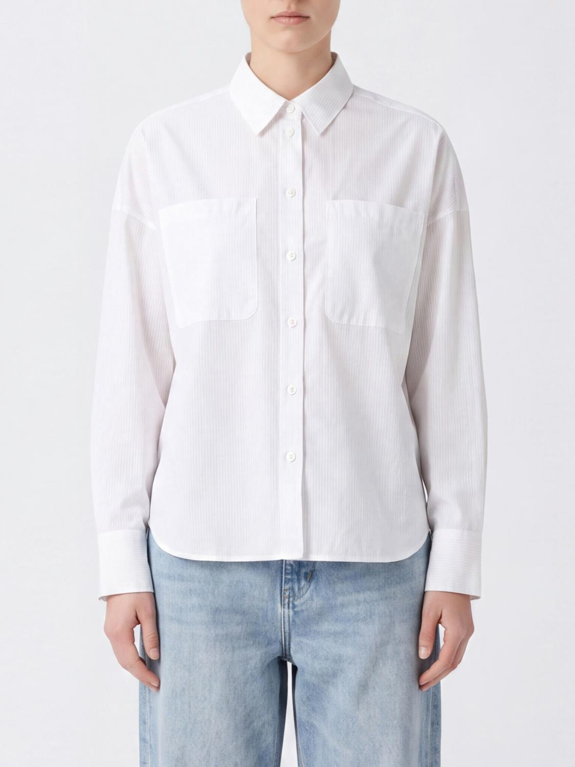 [MAISON KITSUNE] Shirts Long Sleeve SS26 QW00404WC5094 0494