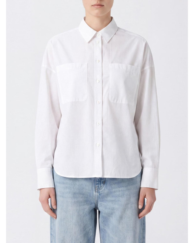 [MAISON KITSUNE] Shirts Long Sleeve SS26 QW00404WC5094 0494