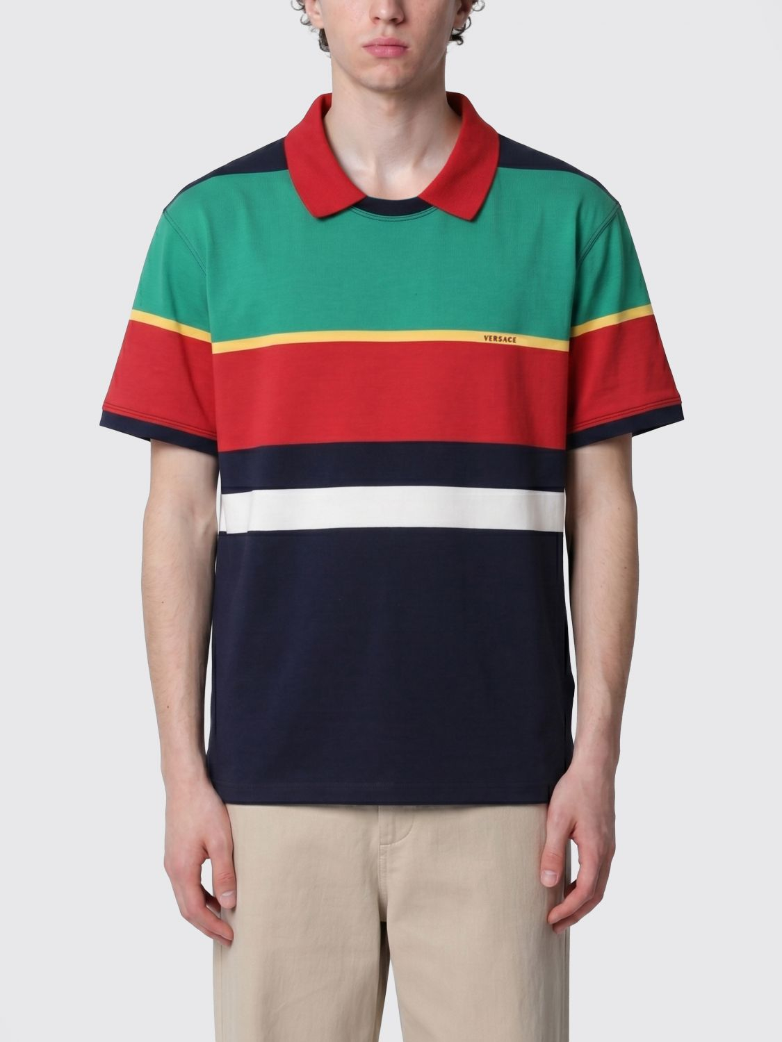 [Versace] T-shirts Short Sleeve SS26 10245791A17890 6G870
