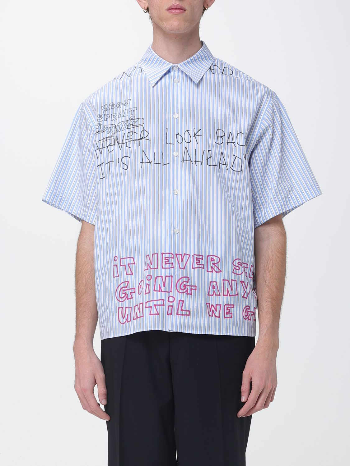 [MSGM] Shirts Short Sleeve SS26 4040ME17X267055 84