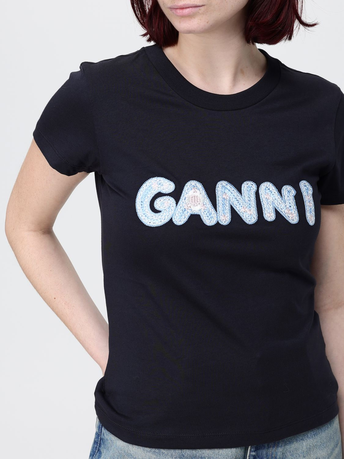 [GANNI] T-shirts Short Sleeve SS26 A1050179 252