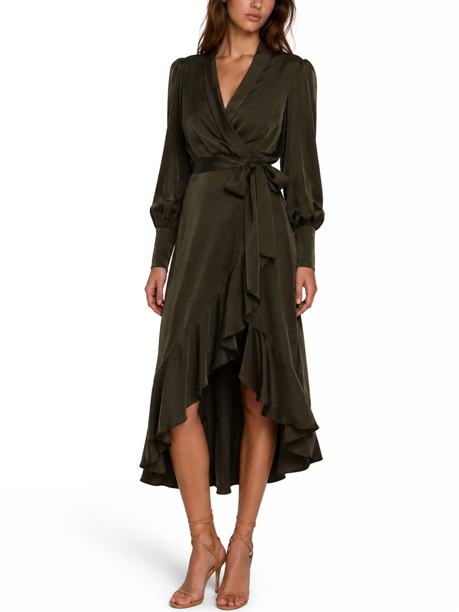 [Zimmermann] Long sleeve dress SS26 8066DS26R_DKOLV