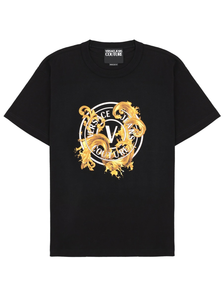 [VERSACE JEANS COUTURE] T-shirts Short Sleeve SS26 80GAHE01_CJ00EG89