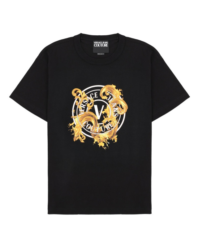 [VERSACE JEANS COUTURE] T-shirts Short Sleeve SS26 80GAHE01_CJ00EG89