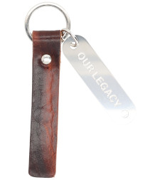[Our Legacy] Keyring SS26 A4258RBL_BROWNLEATHER
