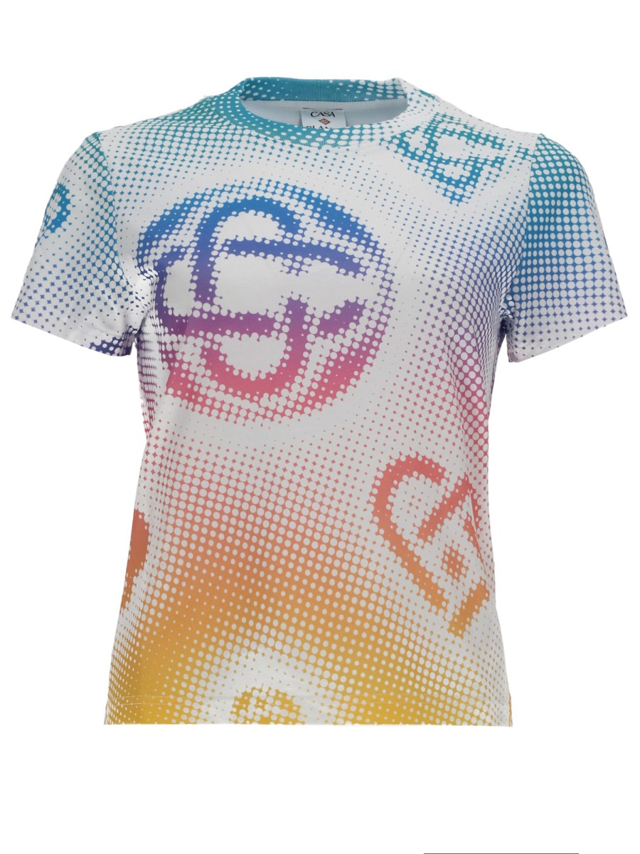 [Casablanca] T-shirts Short Sleeve SS26 W-SP26-JTS-020_03HALFTONELOGO