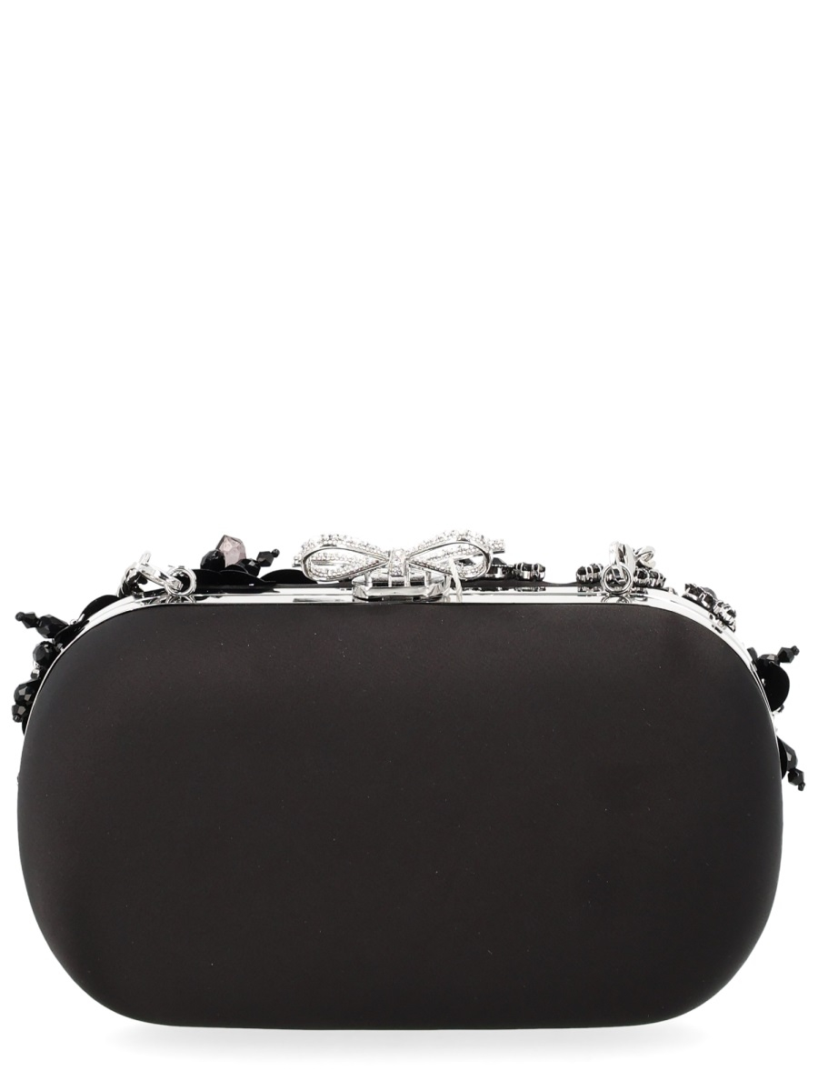 [Self-portrait] Clutch bag SS26 RS26-304-B_BLACK