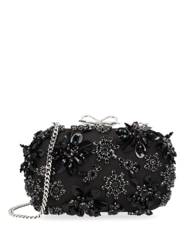 [Self-portrait] Clutch bag SS26 RS26-304-B_BLACK