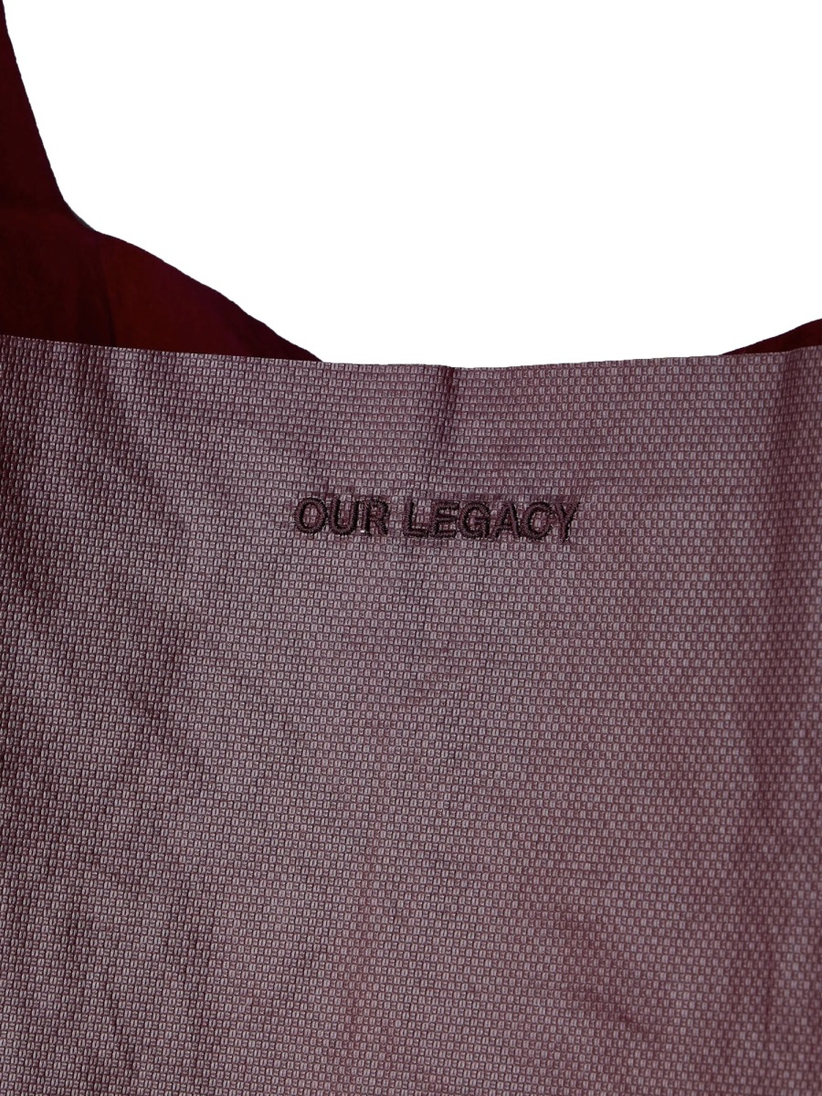 [Our Legacy] Shoulder bag SS26 A2268GCN_CARMINENYLOGUARDGRID