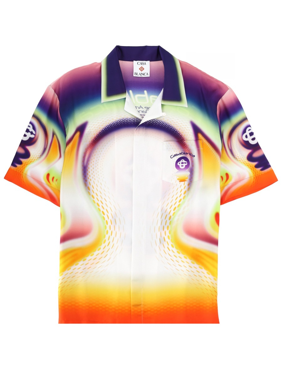 [Casablanca] Shirts Short Sleeve SS26 M-SS26-SH-003-_01SPORCHID