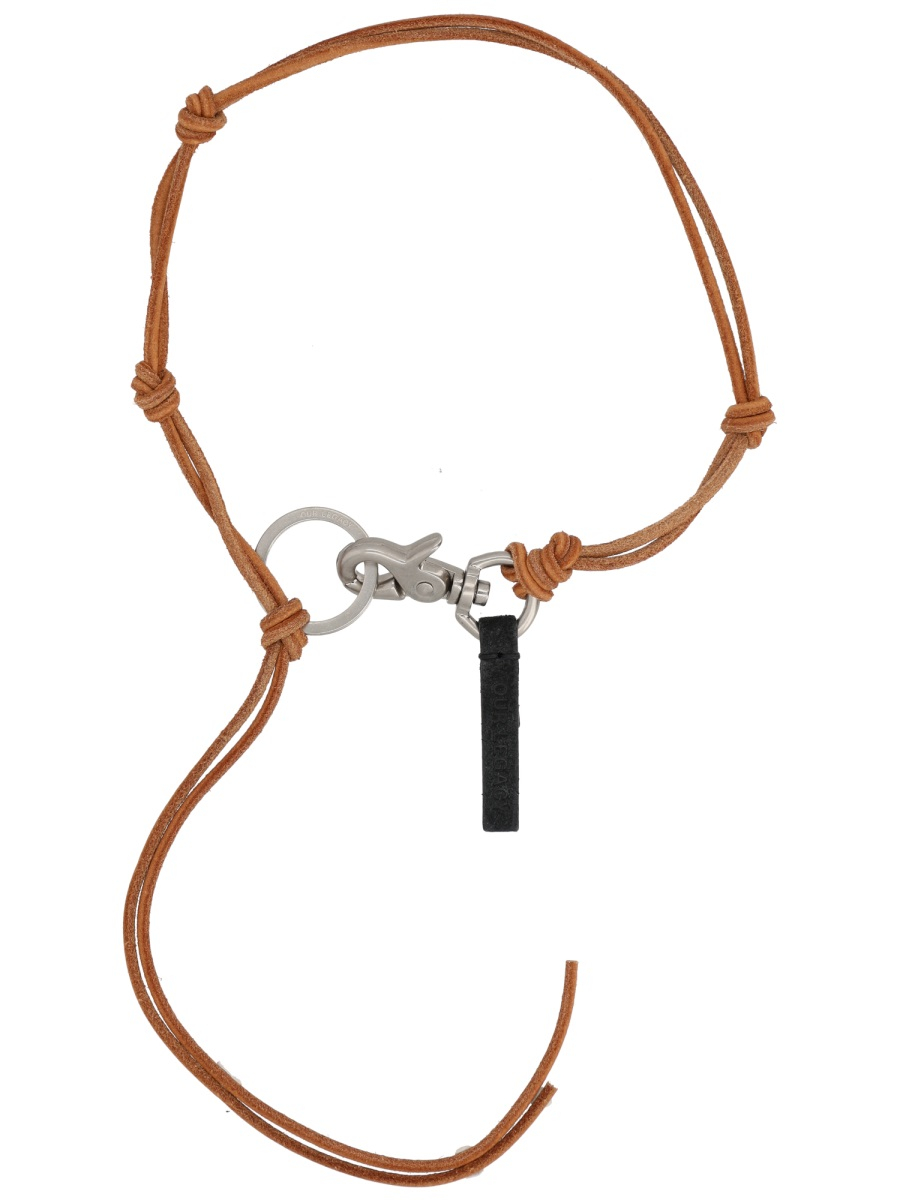 [Our Legacy] Necklace SS26 A4228LN_NATURALLEATHER