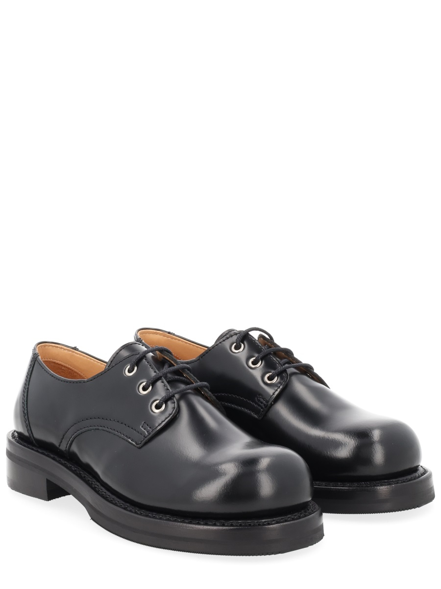 [Our Legacy] Sneakers SS26 A2267RBL_GLAZEDBLACKLEATHER