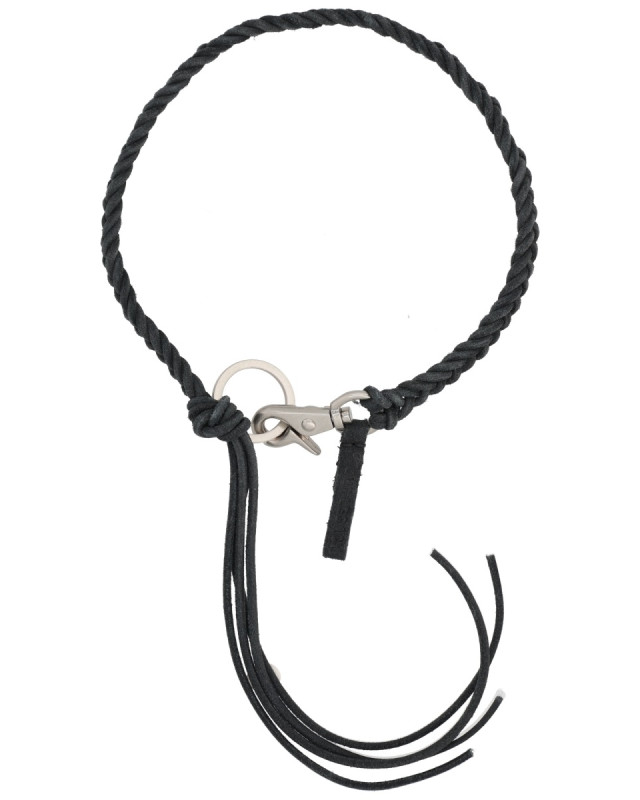 [Our Legacy] Necklace SS26 A2268LBL_BLACKLEATHER