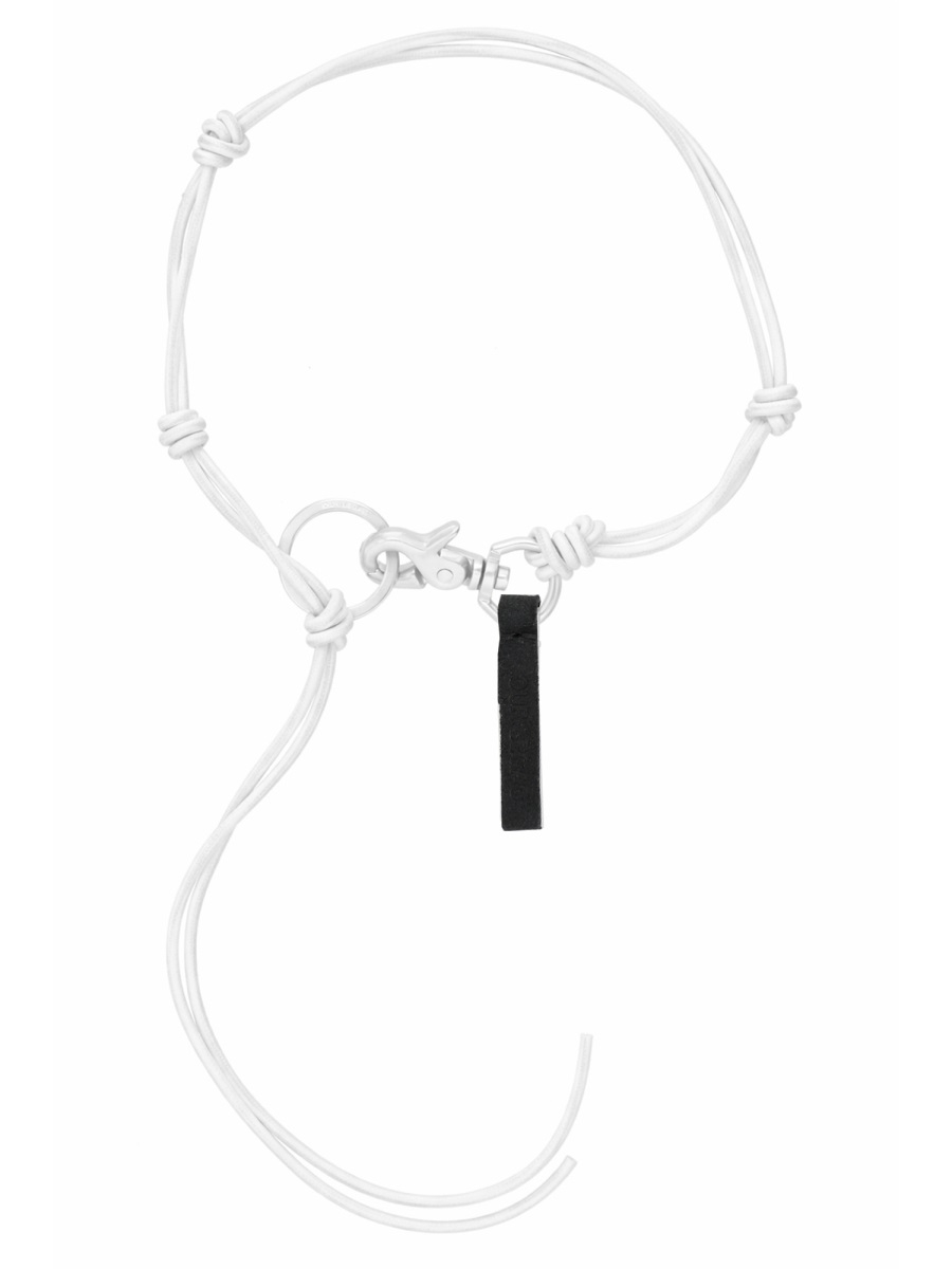 [Our Legacy] Necklace SS26 A2268LEL_ECRULEATHER
