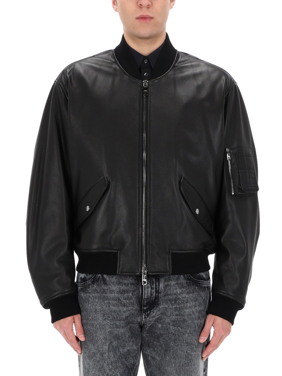 [Dolce & Gabbana] Leather Jacket SS26 G9BBML_HULY3N0000