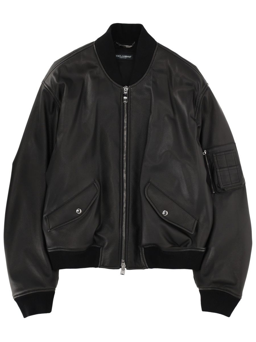 [Dolce & Gabbana] Leather Jacket SS26 G9BBML_HULY3N0000