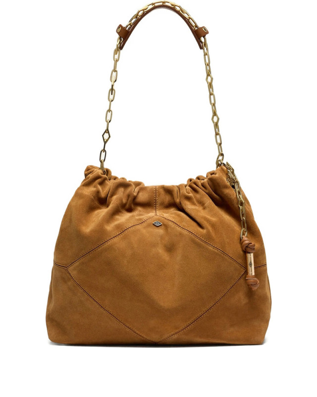 [Ba&sh] Tote bag FW26 JUNE M  COGNA