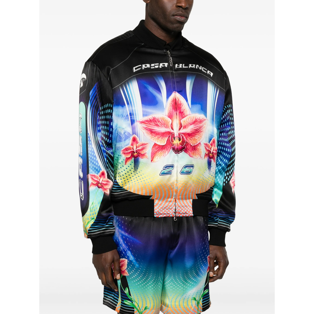 [Casablanca] Bomber Jacket SS26 SP26-JK-448 01 ORCHI