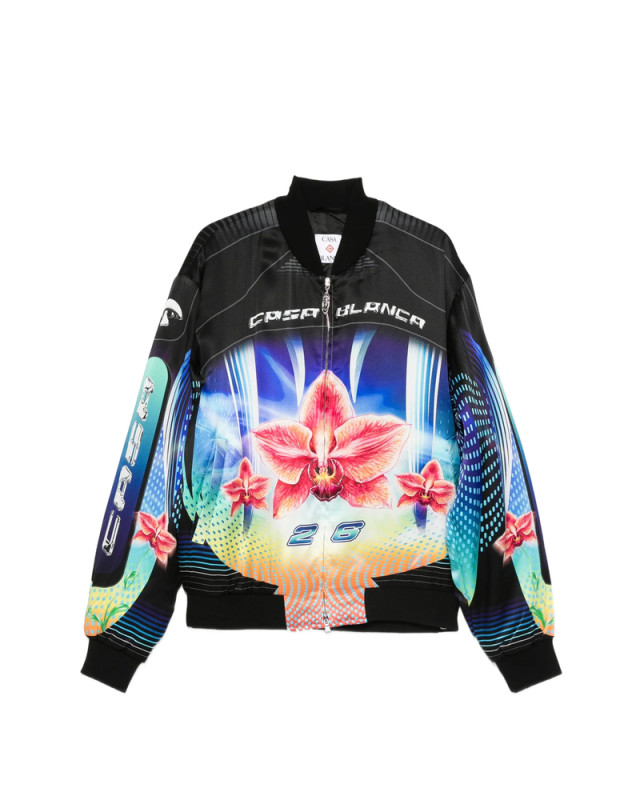 [Casablanca] Bomber Jacket SS26 SP26-JK-448 01 ORCHI