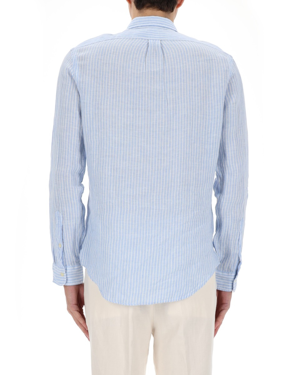 [Polo Ralph Lauren] Shirts Long Sleeve SS26 710B15647_0037188BBLUEWHITE