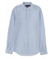[Polo Ralph Lauren] Shirts Long Sleeve SS26 710B15647_0037188BBLUEWHITE