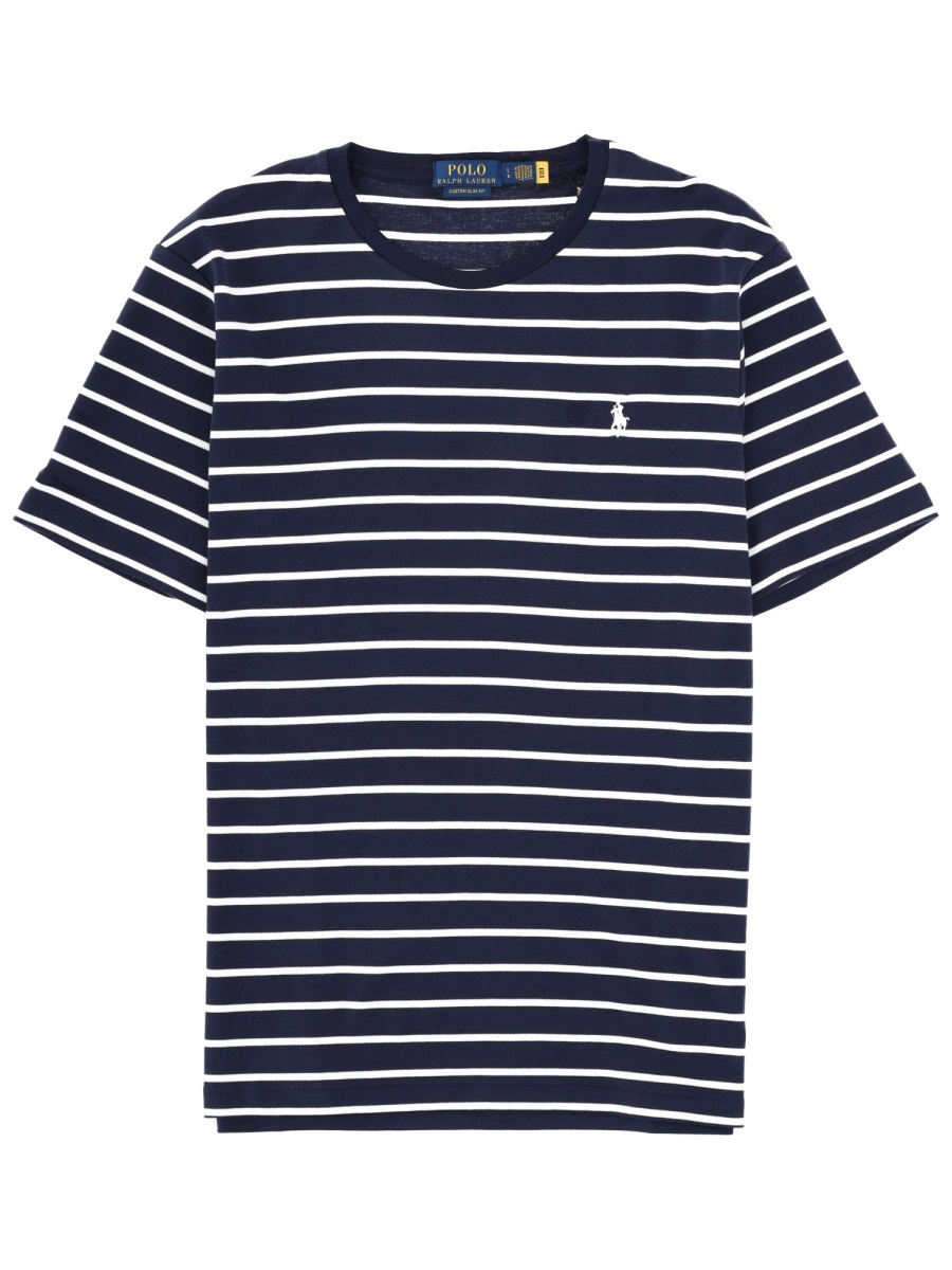 [Polo Ralph Lauren] T-shirts Short Sleeve SS26 710B16648_001REFINEDNAVY/WHITE