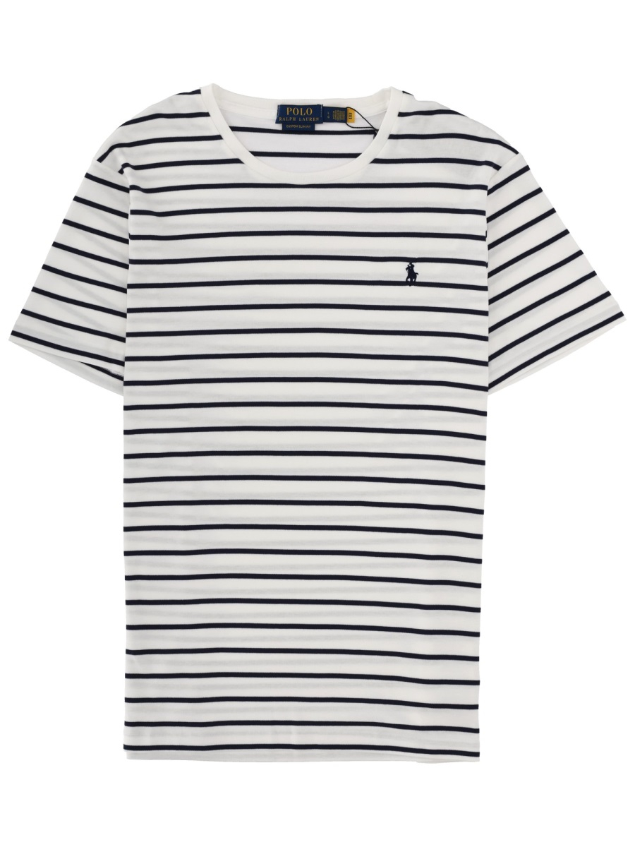 [Polo Ralph Lauren] T-shirts Short Sleeve SS26 710B16648_002WHITE/REFINEDNAVY
