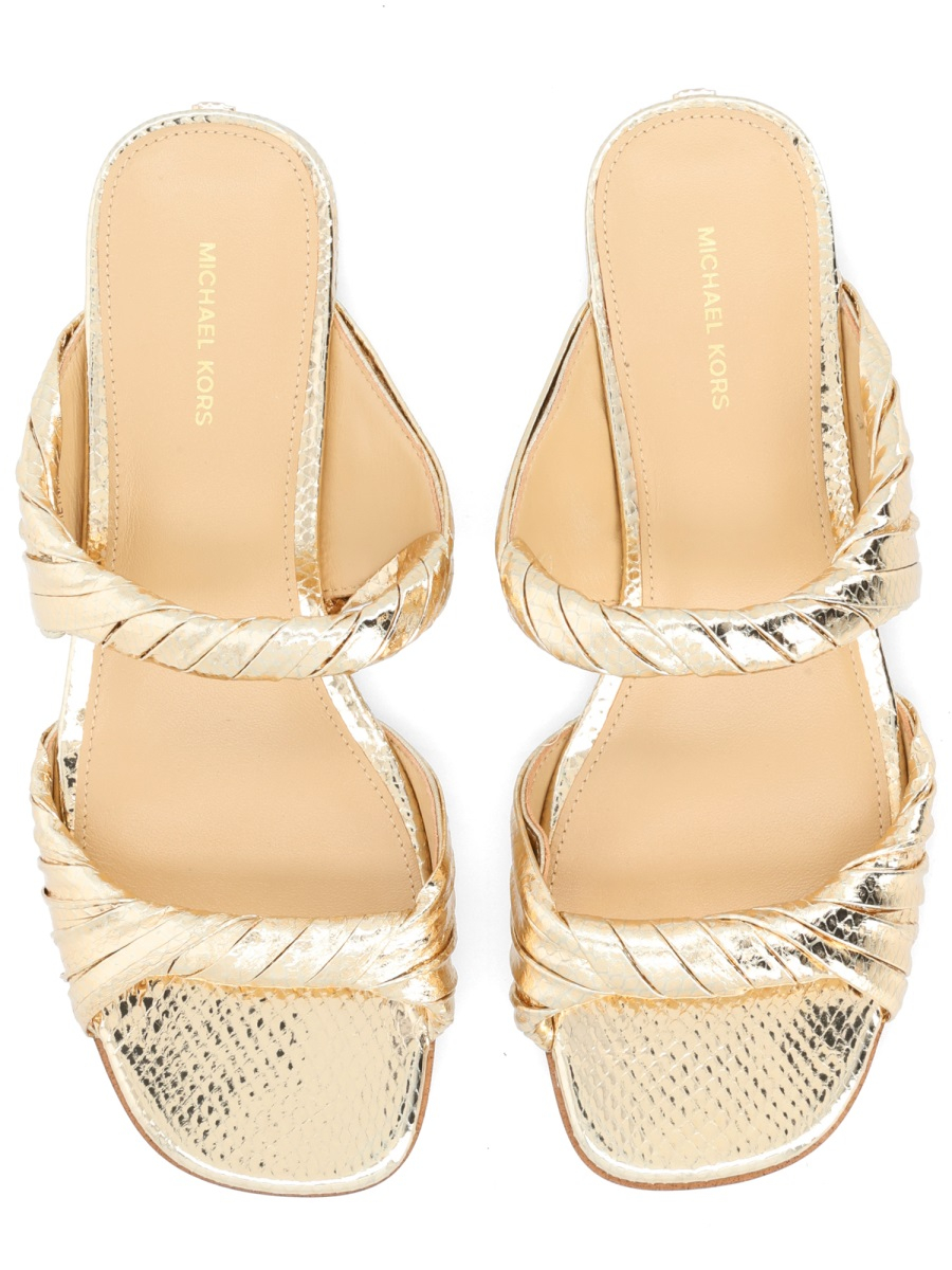[MICHAEL BY MICHAEL KORS] Sandals SS26 40R6KIFS1M_740PALEGOLD