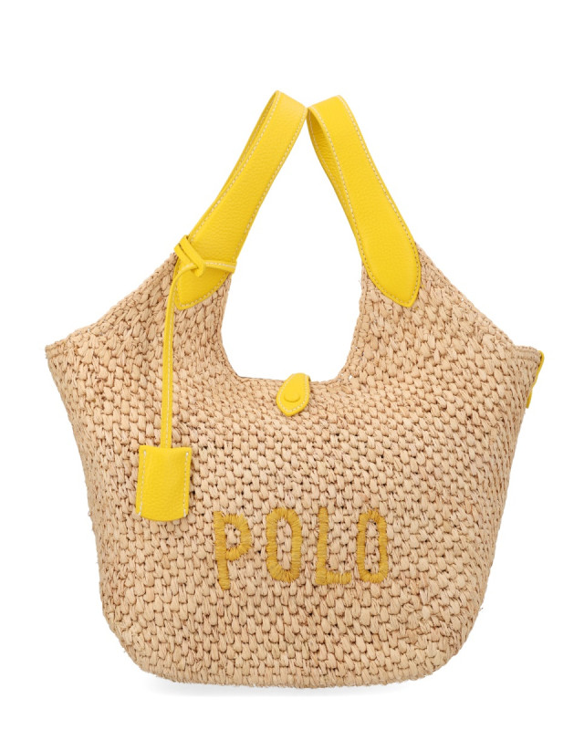 [Polo Ralph Lauren] Shoulder bag SS26 428978557_001NATURAL/CANARYYELLOW