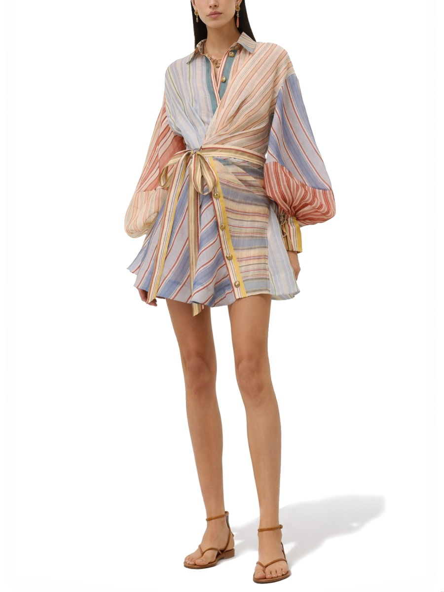 [Zimmermann] Long sleeve dress SS26 7028DC261_SPSTR