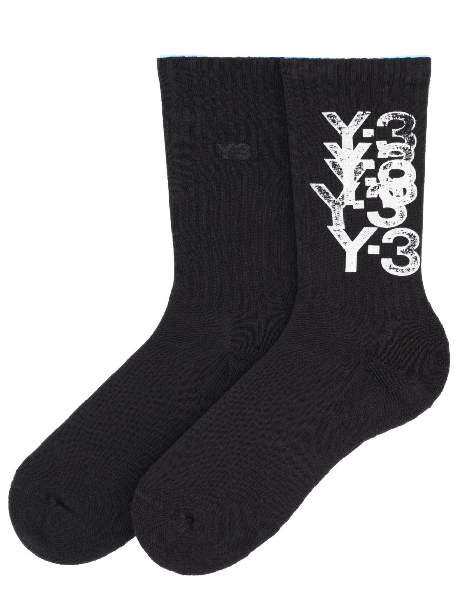 [Y - 3] Socks SS26 KD0183_BLACK