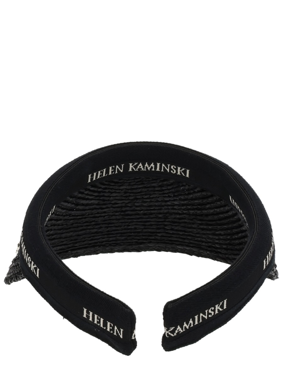 [HELEN KAMINSKI] Hat SS26 HAT52204_CHARCOAL/BLACKLOGO