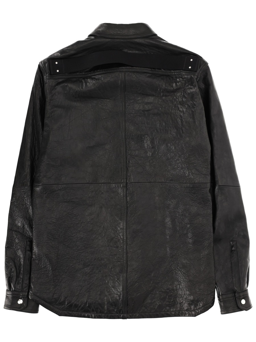 [Rick Owens] Leather Jacket SS26 RU01F2729_LBE09
