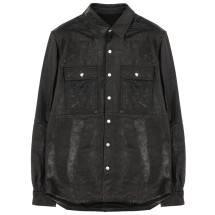 [Rick Owens] Leather Jacket SS26 RU01F2729_LBE09
