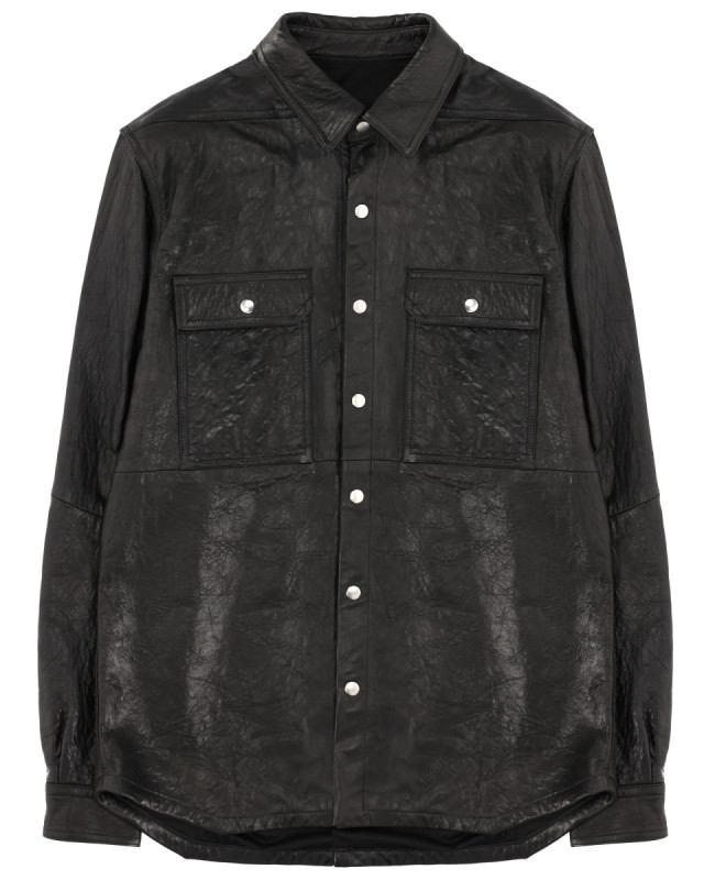 [Rick Owens] Leather Jacket SS26 RU01F2729_LBE09