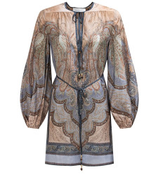 [Zimmermann] Long sleeve dress SS26 5807DRS262_TPBL