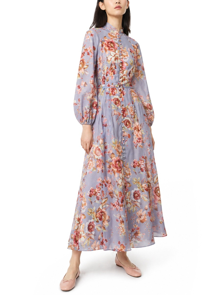 [Zimmermann] Long sleeve dress SS26 2354DRS261_CFLR
