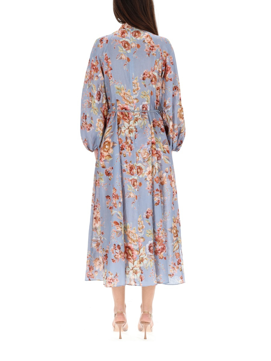 [Zimmermann] Long sleeve dress SS26 2354DRS261_CFLR