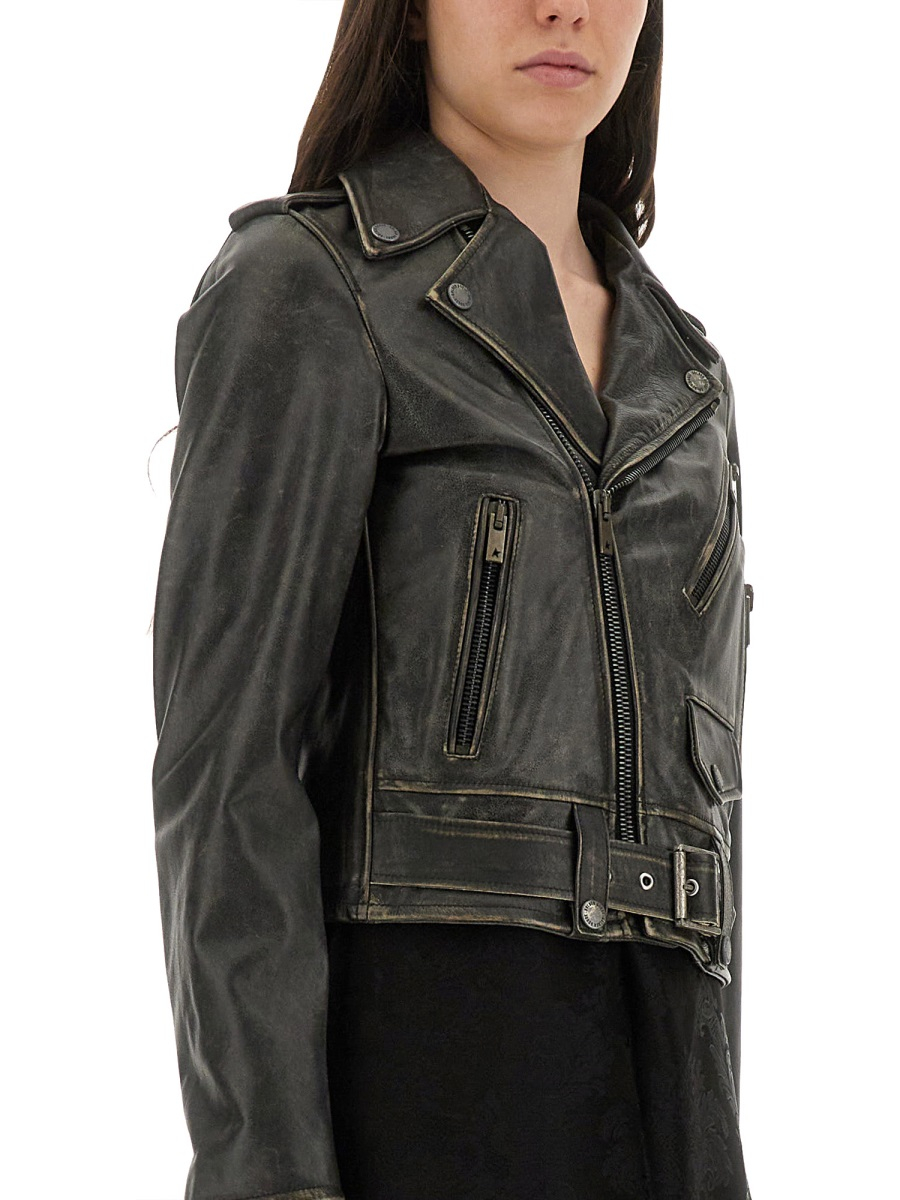 [Golden Goose] Leather Jacket SS26 GWP00848_P00064790100