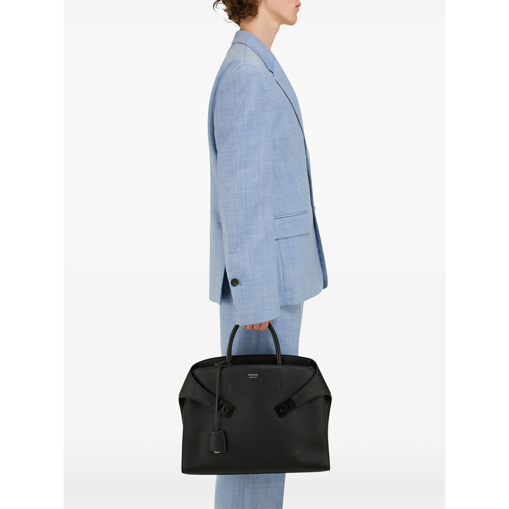 [Ferragamo] Tote bag FW26 241683 0779072 NERO