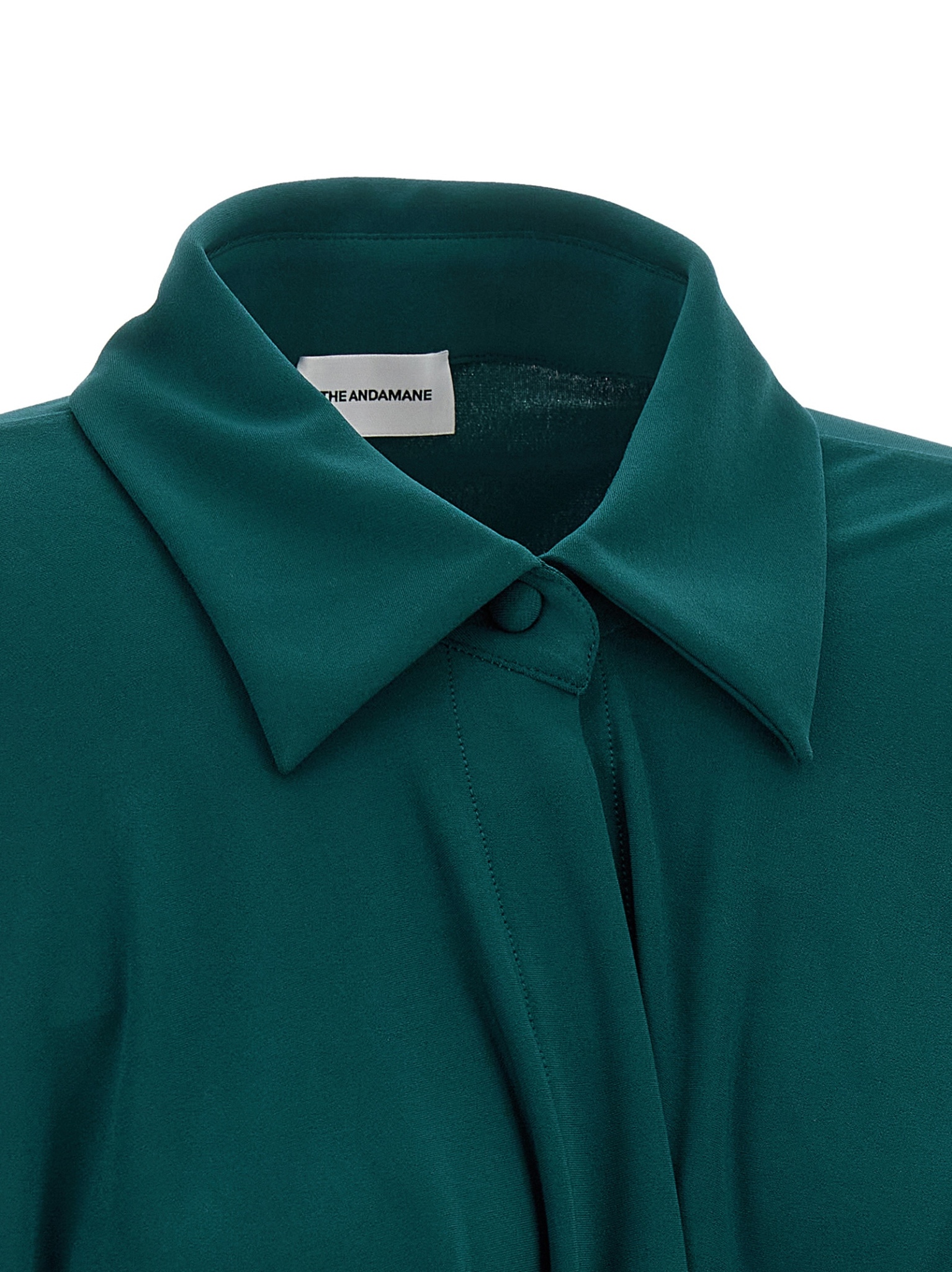 [THE ANDAMANE] Long sleeve dress FW26 T200107ATJP199MALACHITE