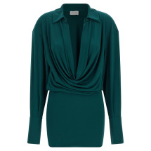 [THE ANDAMANE] Long sleeve dress FW26 T200107ATJP199MALACHITE