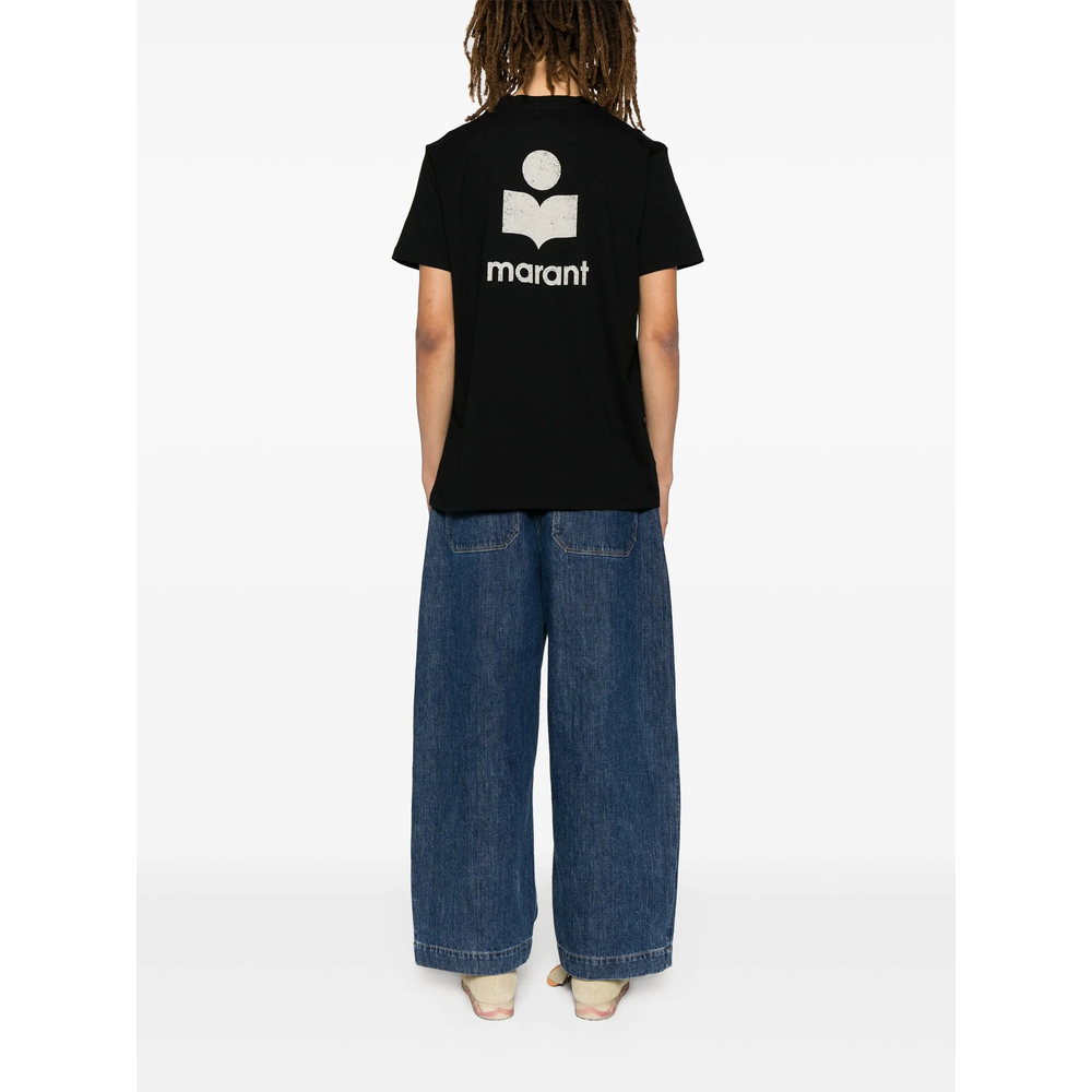 [Isabel Marant] T-shirts Short Sleeve FW26 B1N19H TS0047HA BKEC