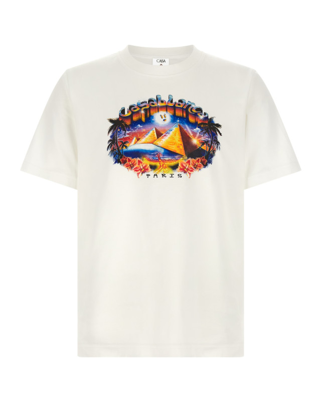 [Casablanca] T-shirts Short Sleeve FW26 MPF26JTS00109TOURISM