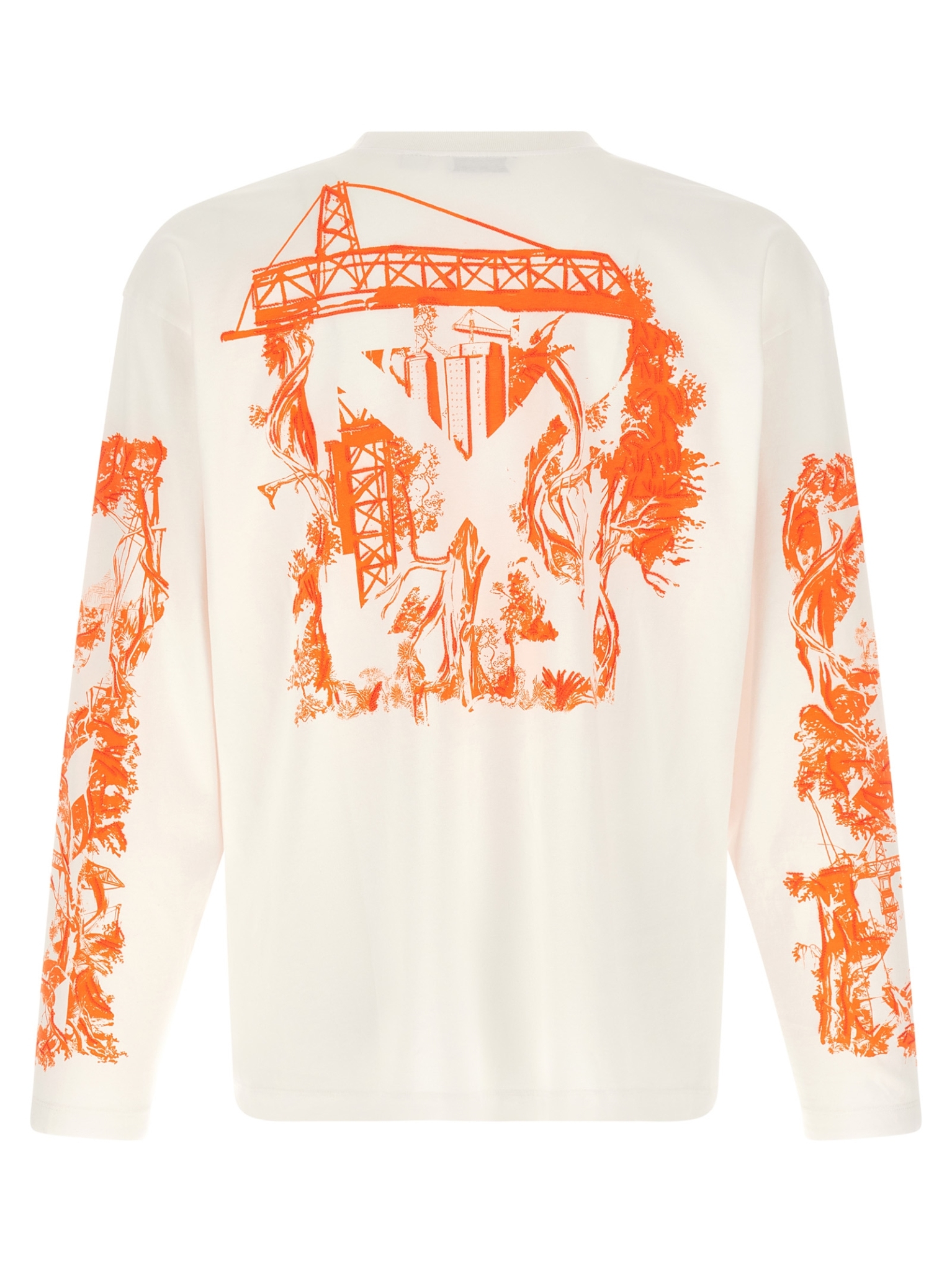 [Off-White] T-shirts Long Sleeve FW26 OMAB09CF26JER00610100100