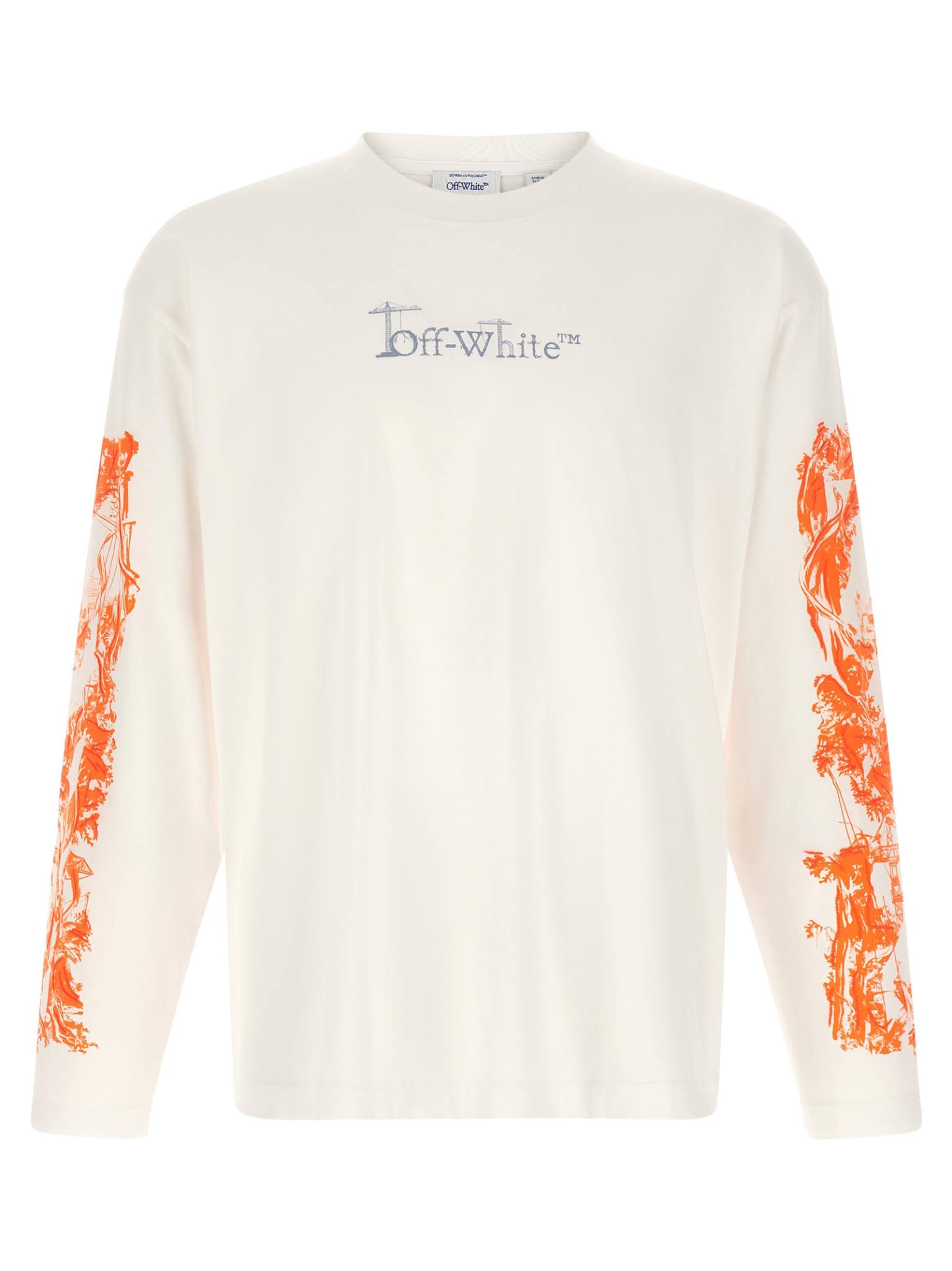 [Off-White] T-shirts Long Sleeve FW26 OMAB09CF26JER00610100100