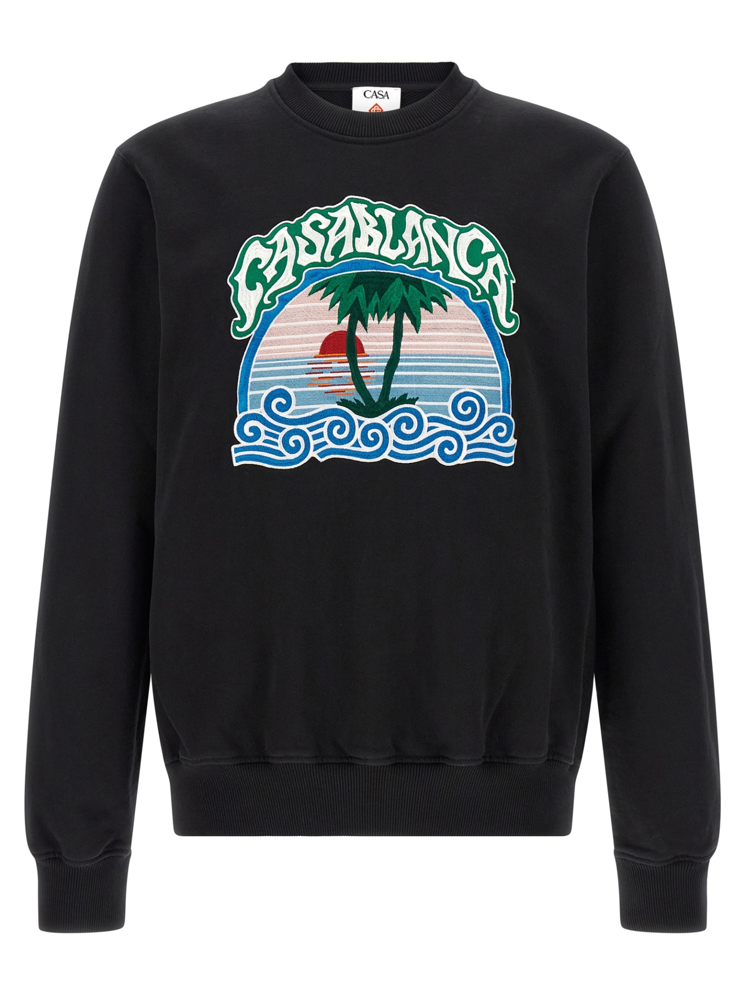 [Casablanca] Sweatshirt FW26 MPF26JTP29301PALMTREEEMBLEM