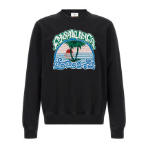 [Casablanca] Sweatshirt FW26 MPF26JTP29301PALMTREEEMBLEM
