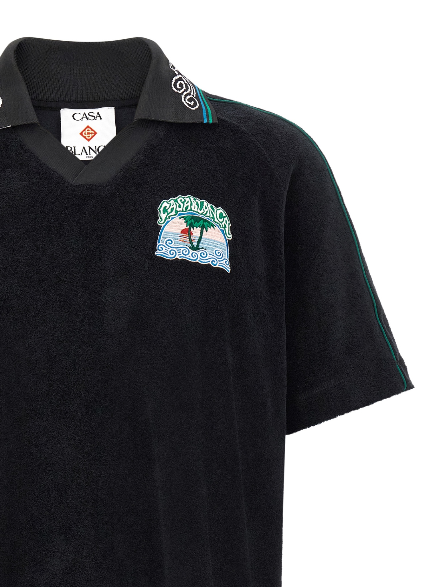 [Casablanca] T-shirts Short Sleeve FW26 MPF26JTP52901BLACK